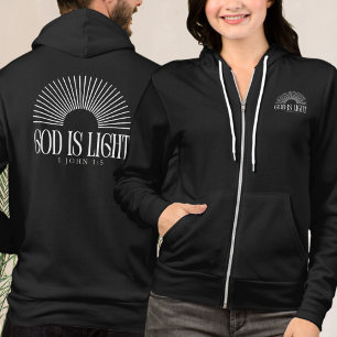 Faith Zip Up Sweatshirt, Bible Verse Jacket Hoodie