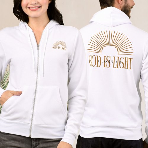 Faith Zip Up Sweatshirt Bible Verse Jacket Hoodie