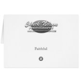 FAITHFUL CARDS (Back Horizontal)