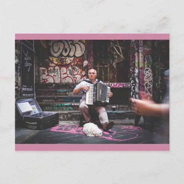 Faithful Companion Dog Postcard (Front)