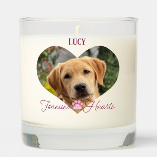 Faithful Companion Pet Memorial Photo Name Date Scented Candle