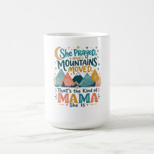 Faithful Mama “Mountains Moved” Christian Gift Coffee Mug