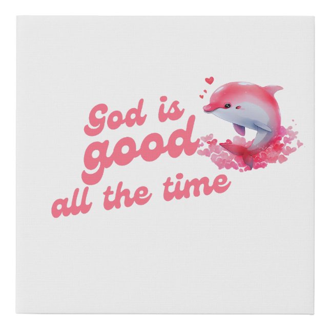 Faithful Moments: Inspirational Bible Verse Faux Canvas Print (Front)