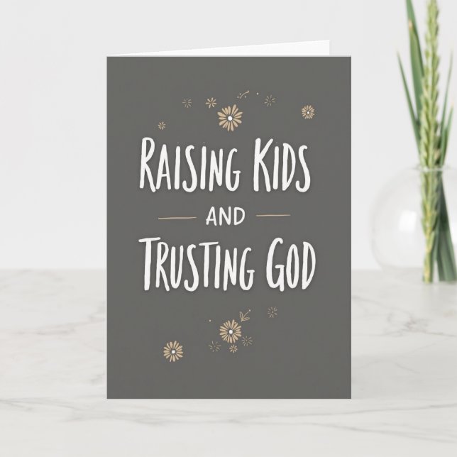 Faithful Raising Kids Art Card (Front)