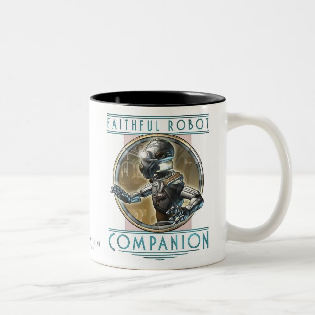 Faithful Robot Companion Mug (Right)