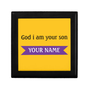 Faithful Son – Custom Name Inspirational Design Gift Box