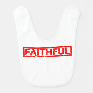 Faithful Stamp Baby Bib
