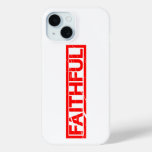 Faithful Stamp iPhone 15 Case