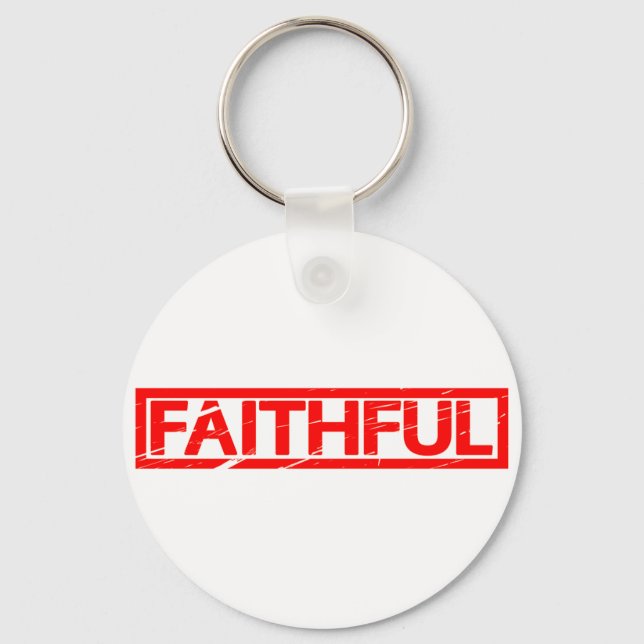 Faithful Stamp Keychain (Front)