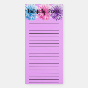 Faithfully Blessed Magnetic Notepad