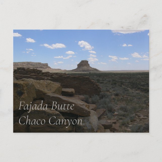 Fajada Butte Chaco Canyon Postcard (Front)