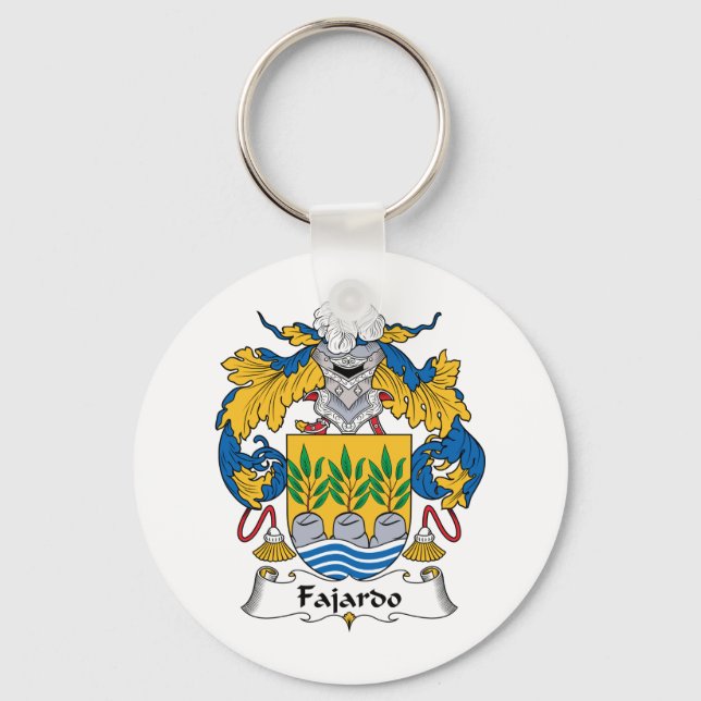 Fajardo Family Crest Keychain (Front)