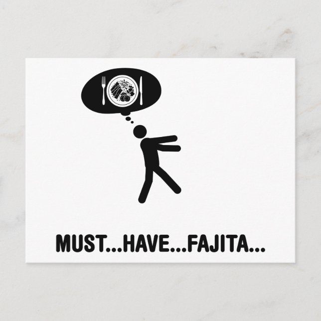 Fajita Lover Postcard (Front)