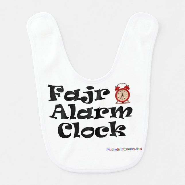 Fajr Alarm Clock Bib (Front)