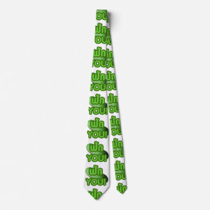 FAK YOU! ... Green Squash (Winter Melon) Neck Tie