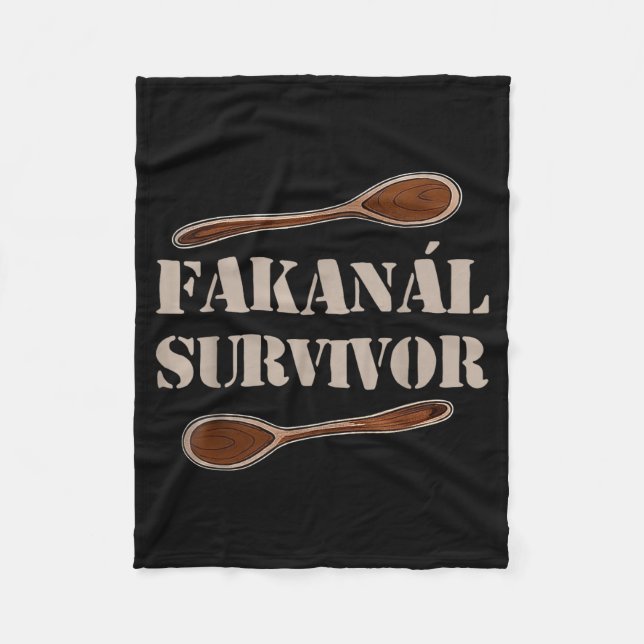 Fakanál Survivor  Fleece Blanket (Front)