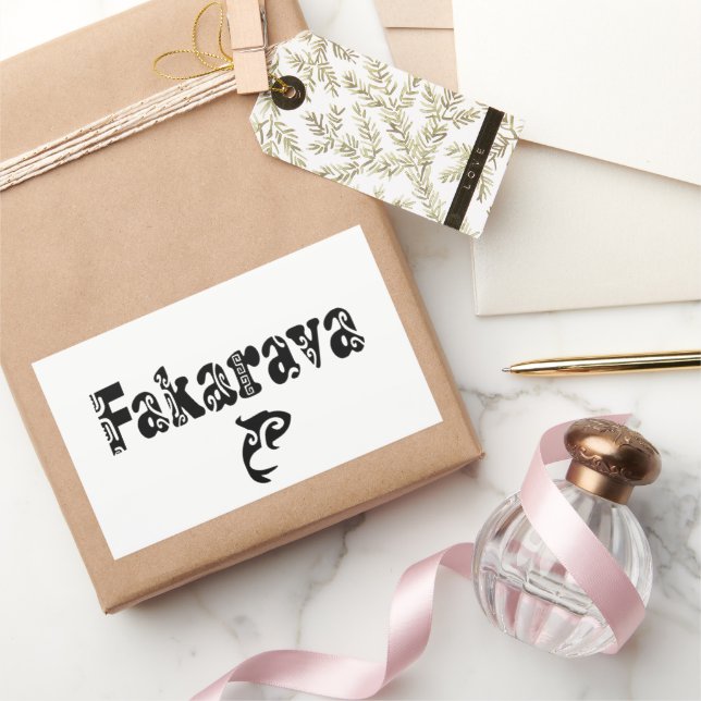 FAKARAVA II RECTANGULAR STICKER (Gifting)