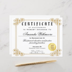 Fake and professional diploma certificate