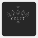 (Fake Band) Cottagecore Classic Square Sticker
