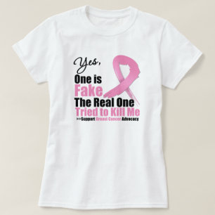 Fake Breast Cancer T-Shirt