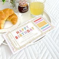 Fake Concert Ticket Gift Voucher Card