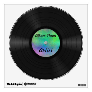 Fake Custom Vinyl Record Wall Sticker