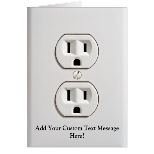 Fake Electrical Outlet Cards (Front)
