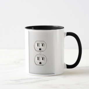 Fake Electrical Outlet Mug