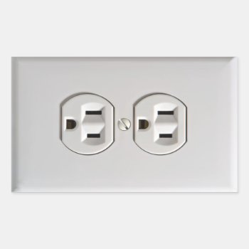 Fake Electrical Outlet Sticker Prank April Fools by FunnyBusiness at Zazzle
