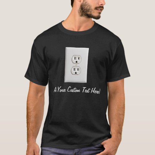 Fake Electrical Outlet T_Shirt