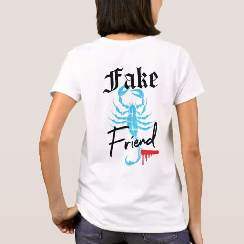 Fake Friend Streetwear Graphic T_Shirt