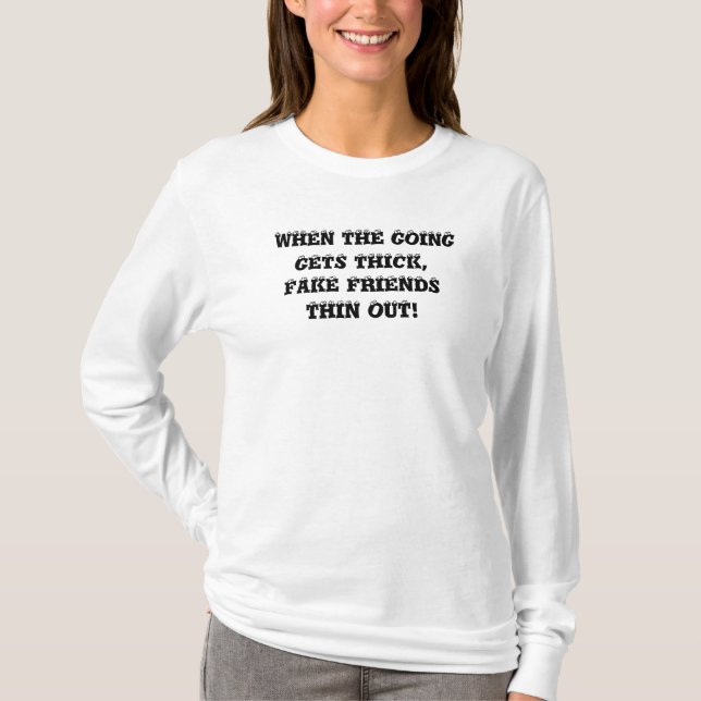 FAKE FRIENDS shirt (Front)