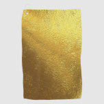 Fake Gold Foil Golf Towel at Zazzle