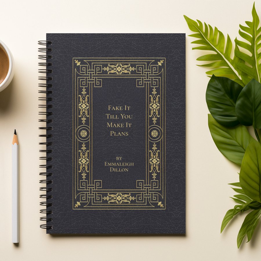 Fake It Till You Make It Vintage Elegant Book Planner