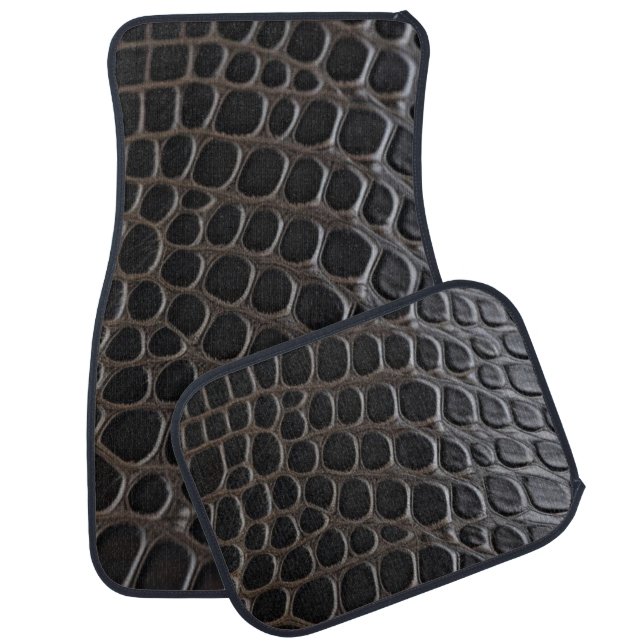 Fake Leather 2 - Full Set/4 Car Floor Mat (Set)
