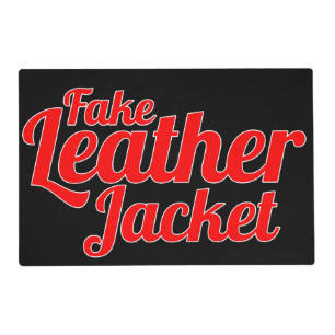 Fake Leather Jacket - Placemat
