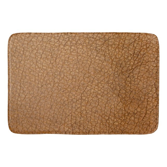 fake leather look bath mat (Front)