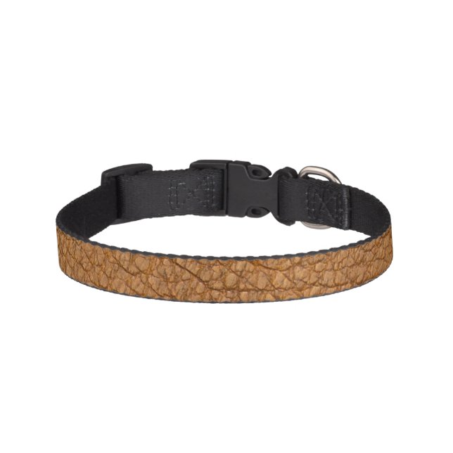 fake leather look pet collar (Front)