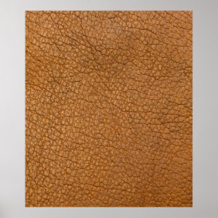 fake leather look poster