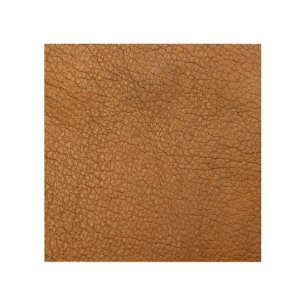 fake leather look wood wall art