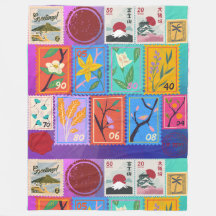 Fake Masterpiece Random Stamps Collage Collection