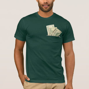 Fake Money Inside Pocket T-Shirt