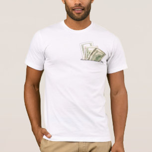 Fake Money Pocket T-Shirt