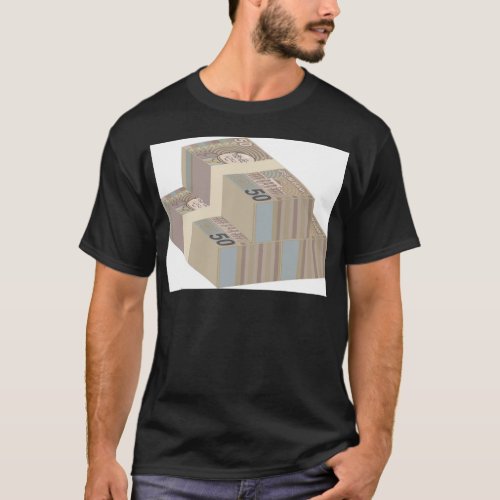 Fake money stacks T_Shirt