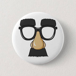 Fake Moustache Face Button