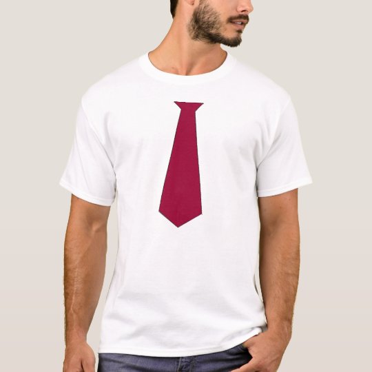 FAKE NECK TIE SHIRT