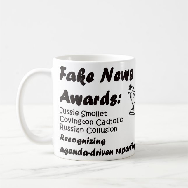Fake News Awards Coffee Mug (Left)