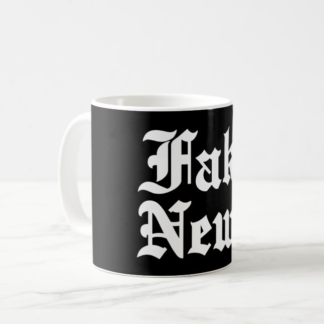 Fake News Coffee Mug (Front Left)
