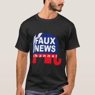 Fake News - Faux News Anti Trump T-Shirt