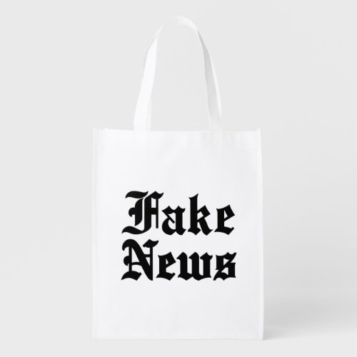 Fake News Grocery Bag